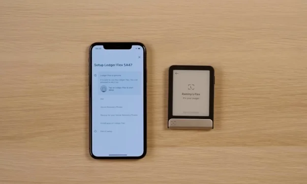 Ledger Live screen instructing to choose a PIN for the Ledger Flex device