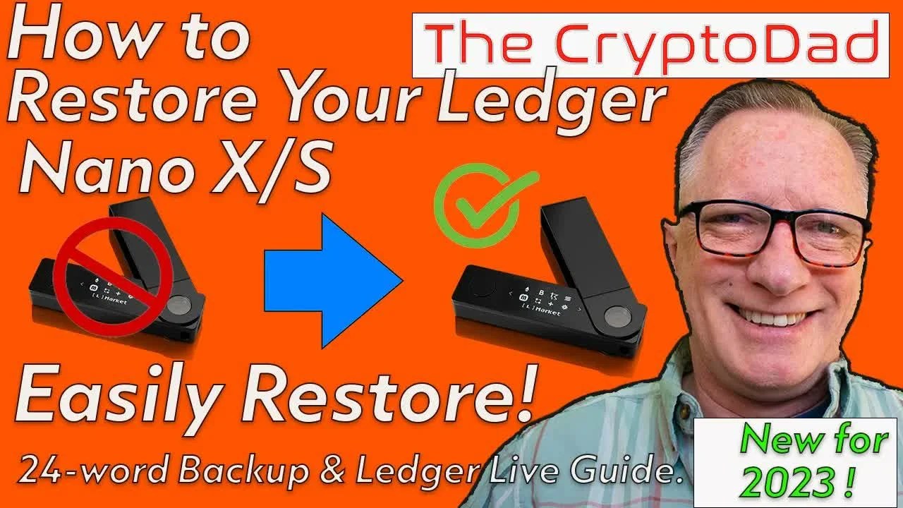 How to Restore Your Ledger Nano S/X Hardware Wallet from a Recovery Phrase