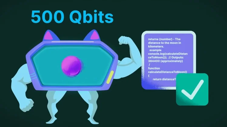 500 qubits significantly outperform 2 to the power of 500 classical bits